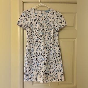 Draper James Printed Denim Shift Dress Size 2
